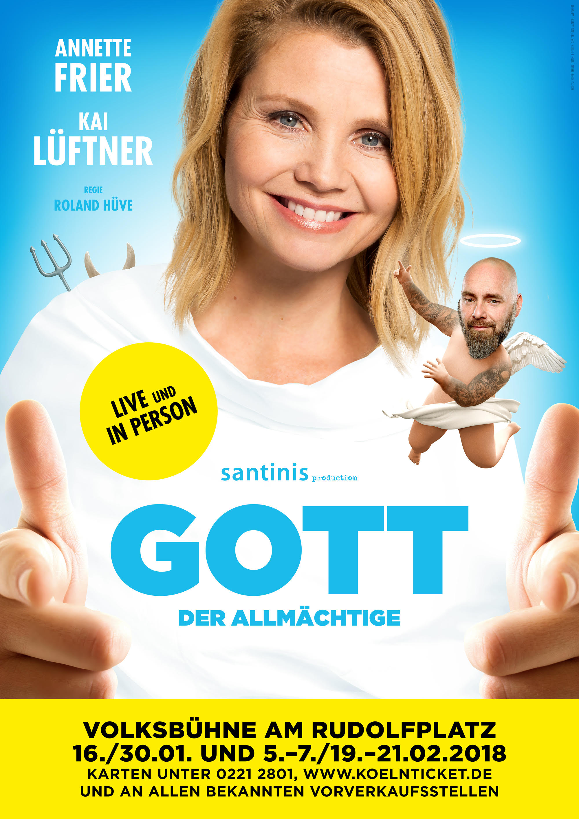Annette Frier ist "GOTT DER ALLMÄCHTIGE" mit Annette Frier und Kai Lüftner  - Kai Lüftner